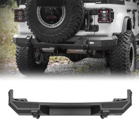 Steel And Aluminum Rear Bumper Protector For Jeep Wrangler JL 2018+
