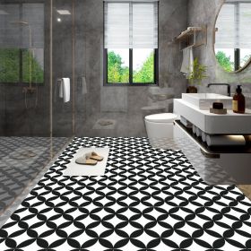 20pcs Self-Adhesive PVC Floor Tiles 7.9 x 7.9 Inch Peel and Stick Waterproof Flooring Strips Non-Slip DIY Floor Tiles Suitable for Intchen Living