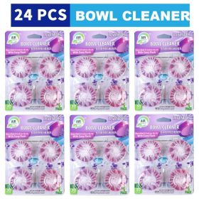 6/24 12/48 Packs Toilet Bowl Cleaner,Toilet Cleaner With Deodorizing Fragrance,Multi-Function Automatic Toilet Cleaner,Toilet Deodorant (60113: 24PCS)